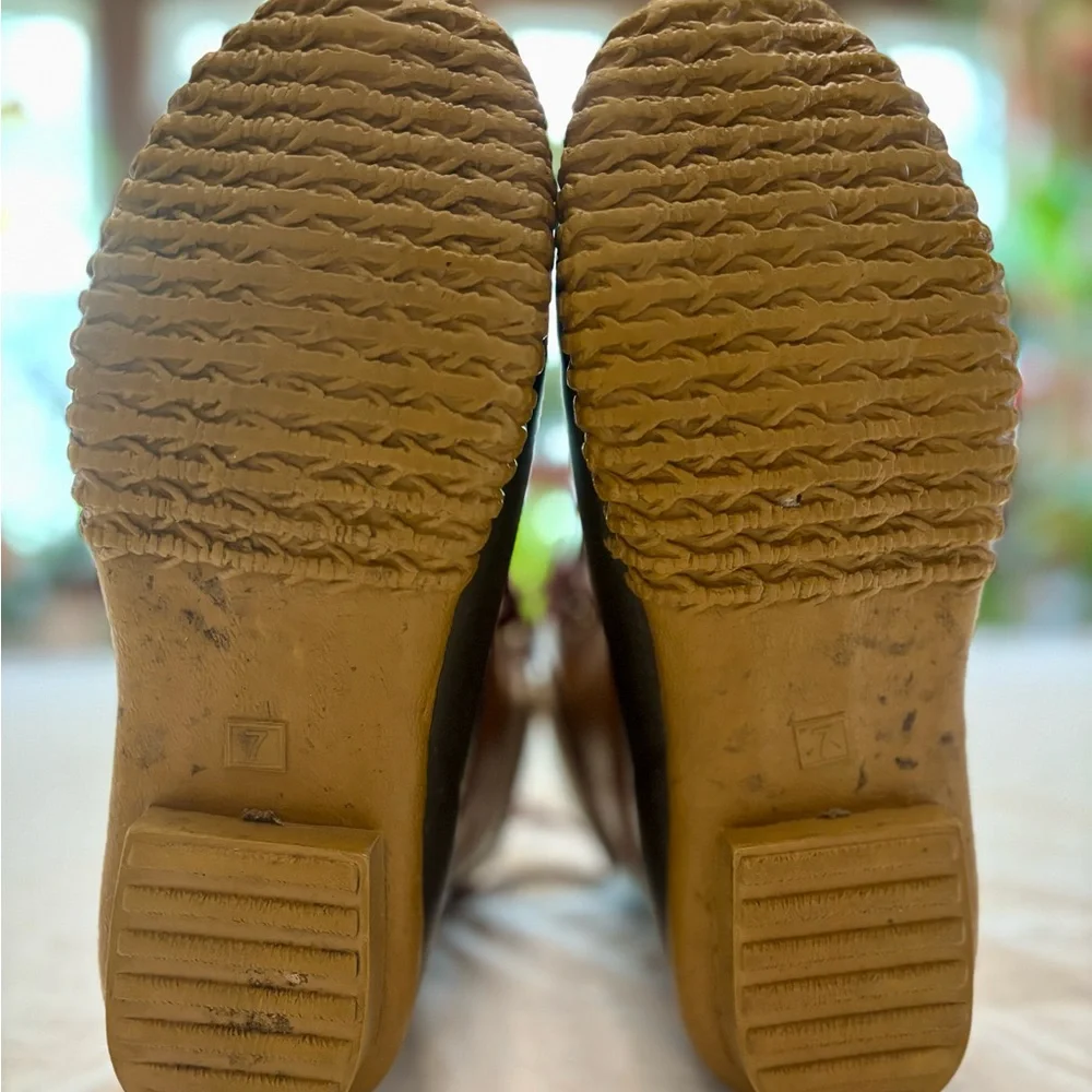 Tommy Hilfiger Ankle Boots Brown and Black with Plush Lining - Picture 8 of 8